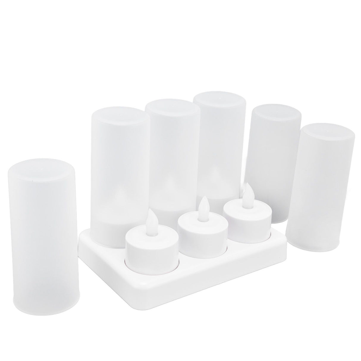 Candle Light Warm White Light LED Tea Light for Wedding Party Table Dining Room 100‑240VAU Plug