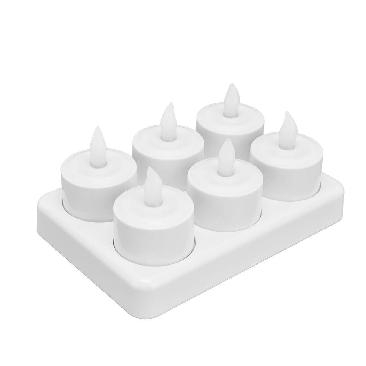 Candle Light Warm White Light LED Tea Light for Wedding Party Table Dining Room 100‑240VAU Plug
