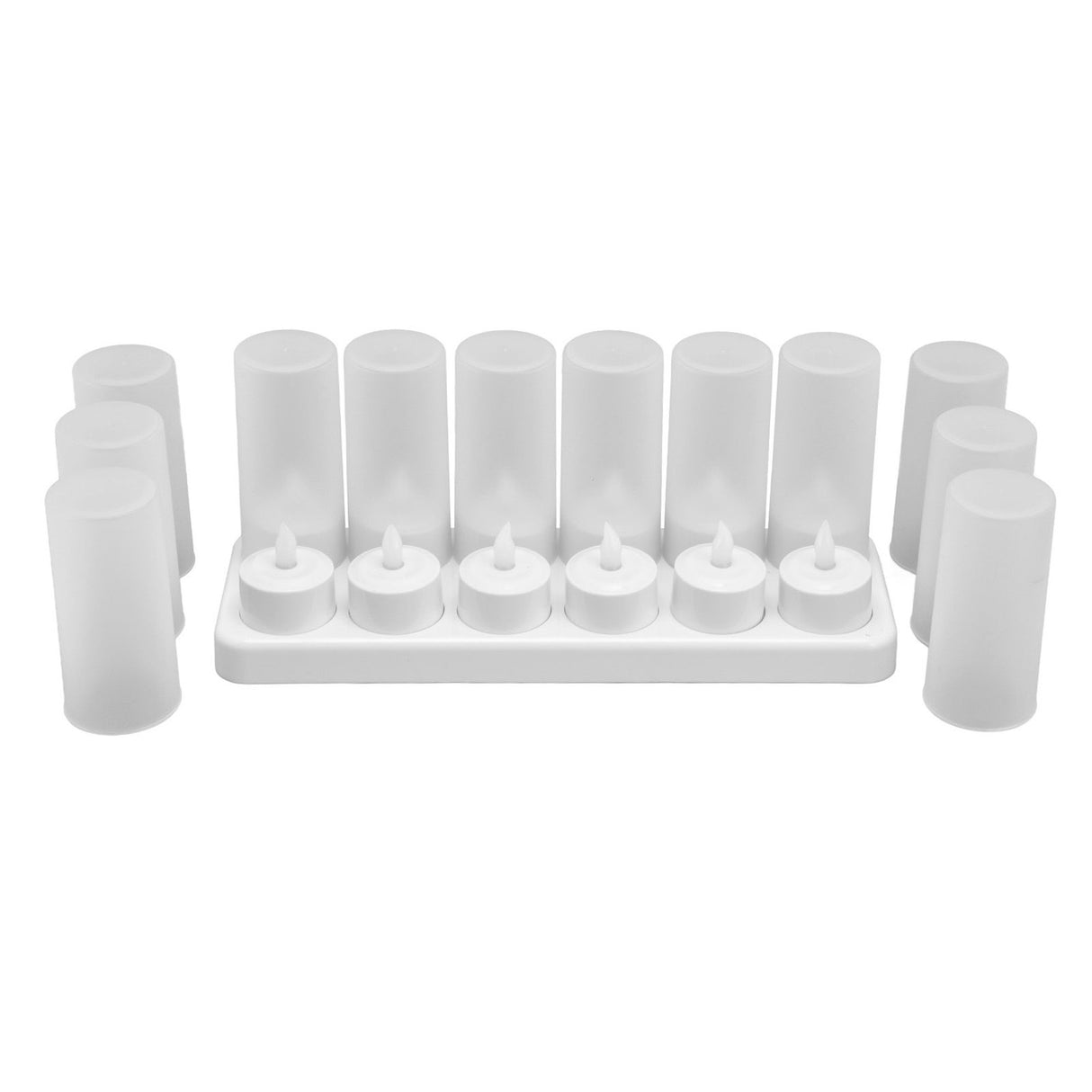 100‑240V Rechargeable Tealight Candle Lamp Reusable Flameless Cordless LED Candles LightsAU Plug