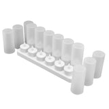 100‑240V Rechargeable Tealight Candle Lamp Reusable Flameless Cordless LED Candles LightsAU Plug