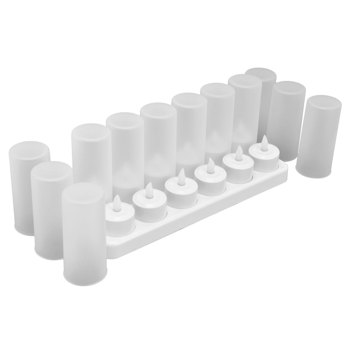 100‑240V Rechargeable Tealight Candle Lamp Reusable Flameless Cordless LED Candles LightsAU Plug