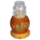 Buddhist Temple Flower Light Glazed Buddha Oil Lamp for Churches Temple Shops Sacrifices