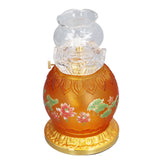 Buddhist Temple Flower Light Glazed Buddha Oil Lamp for Churches Temple Shops Sacrifices - 45-Degree Angle