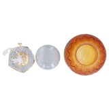 Buddhist Temple Flower Light Glazed Buddha Oil Lamp for Churches Temple Shops Sacrifices - Low Angle