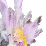 Dragon Girl Desktop Ornament Standing Sculpture Resin Bedroom Decoration Statue for Living Room Office - Extra Image