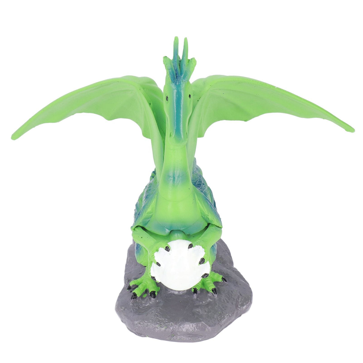 Resin Flying Dragon Statue Holding Ball Dragon Sculpture Decoration for Bedroom Study Room Garden Corridor Hallway