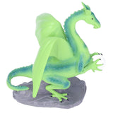 Resin Flying Dragon Statue Holding Ball Dragon Sculpture Decoration for Bedroom Study Room Garden Corridor Hallway - Rear View