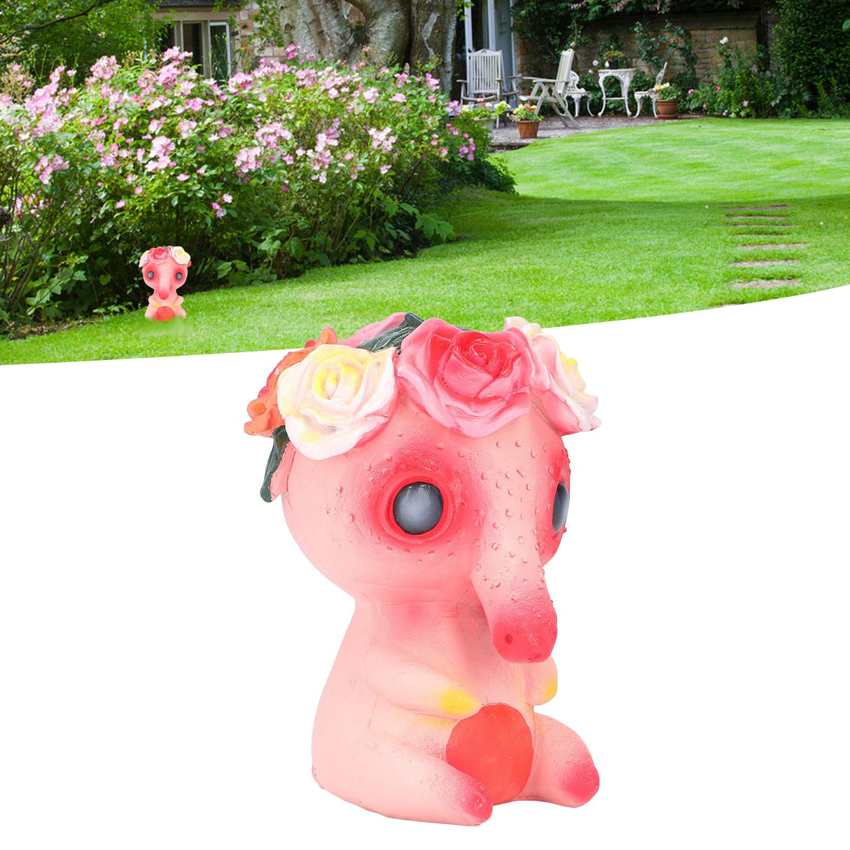 Anteater Statue Small Cute Exquisite Corrosion Resistant Anteater Ornament for Home Garden Courtyard Decoration