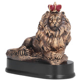 Lion Sculpture Decorative Lion Resin Statue for Home Decoration Farm Living Room Porch Christmas Ornament - Close-Up Angle