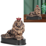Lion Sculpture Decorative Lion Resin Statue for Home Decoration Farm Living Room Porch Christmas Ornament