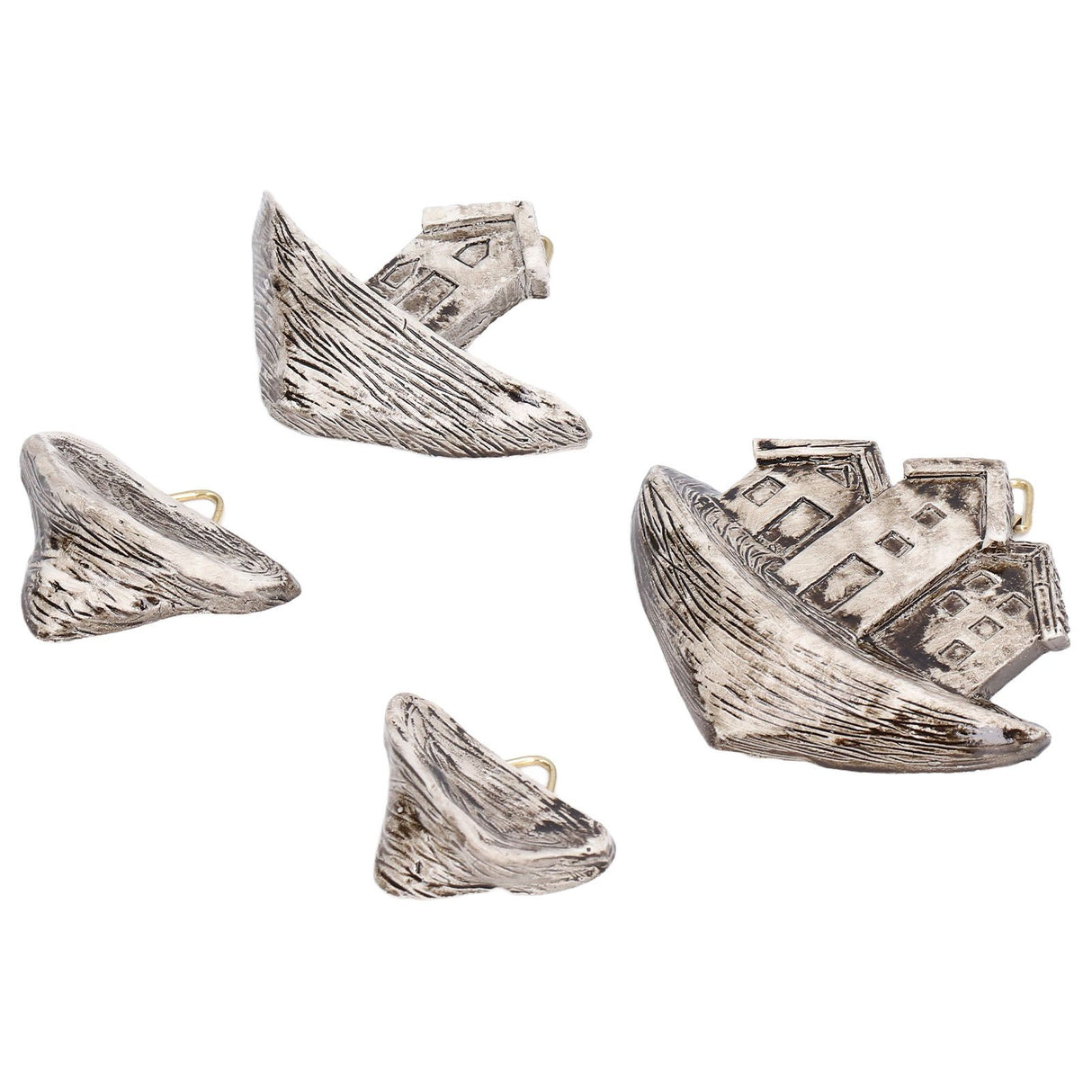 Resin Micro Landscape Small House Decoration Lifelike Shape Fish Aquarium Decor for Household