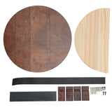 Wine Rack Hanging Hook Stylish Design Fine Workmanship Easy Installation Wood Material Wine Holder