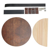 Wine Rack Hanging Hook Stylish Design Fine Workmanship Easy Installation Wood Material Wine Holder - Top-Down View