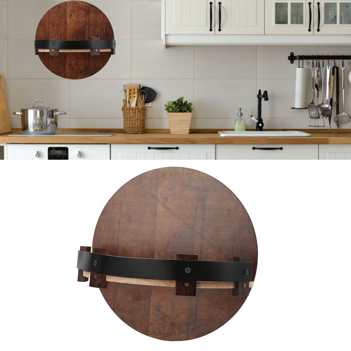 Wine Rack Hanging Hook Stylish Design Fine Workmanship Easy Installation Wood Material Wine Holder