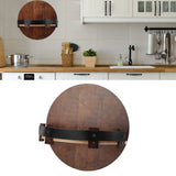 Wine Rack Hanging Hook Stylish Design Fine Workmanship Easy Installation Wood Material Wine Holder - Extra Image