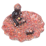 Southeast Asia Resin Buddha Statue Decorative Thai Buddha Figurine Art Crafts for Home Gift - Rear View
