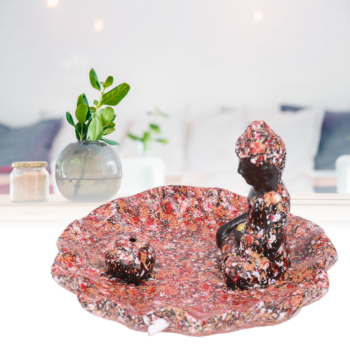Southeast Asia Resin Buddha Statue Decorative Thai Buddha Figurine Art Crafts for Home Gift