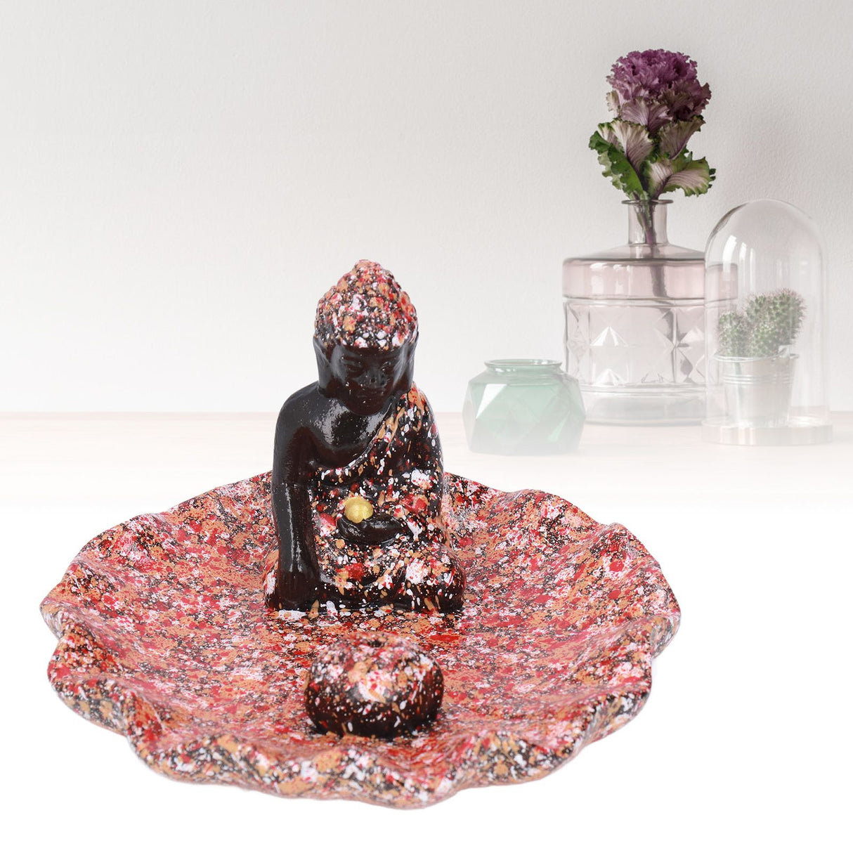 Southeast Asia Resin Buddha Statue Decorative Thai Buddha Figurine Art Crafts for Home Gift