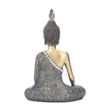 Buddha Ornament Resin Retro Small Decorative Desktop Sitting Buddha Statue for Home Office