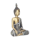 Buddha Ornament Resin Retro Small Decorative Desktop Sitting Buddha Statue for Home Office - Extra Image