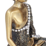 Buddha Ornament Resin Retro Small Decorative Desktop Sitting Buddha Statue for Home Office - Extra Image