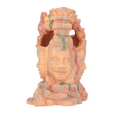 Reptile Shelter Resin Decorative Multipurpose Aquarium Buddha Ornament for Fish Tank Fountain - Front View