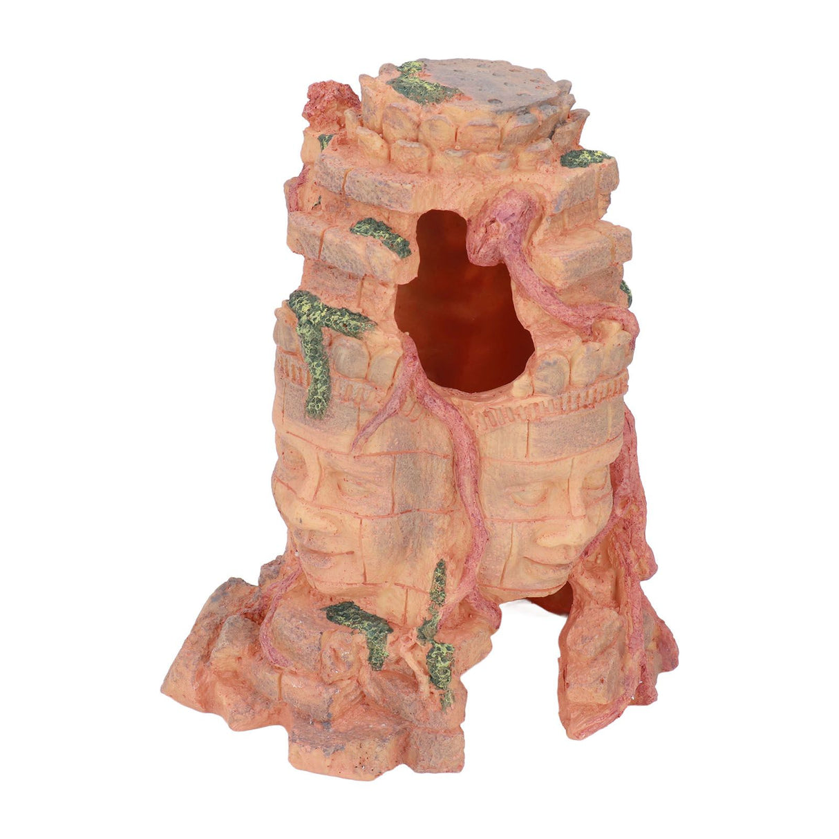 Reptile Shelter Resin Decorative Multipurpose Aquarium Buddha Ornament for Fish Tank Fountain