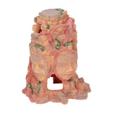 Reptile Shelter Resin Decorative Multipurpose Aquarium Buddha Ornament for Fish Tank Fountain - Close-Up Angle