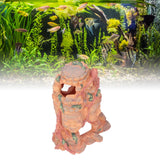 Reptile Shelter Resin Decorative Multipurpose Aquarium Buddha Ornament for Fish Tank Fountain