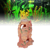 Reptile Shelter Resin Decorative Multipurpose Aquarium Buddha Ornament for Fish Tank Fountain