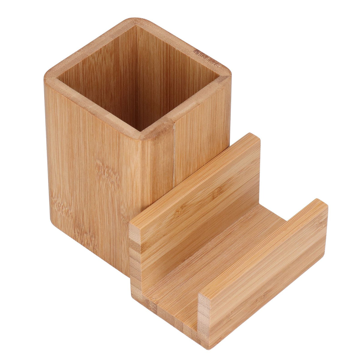 Pen Holder Sturdy Durable Environmentally Friendly Stationery Storage Organizer with Business Card Holder