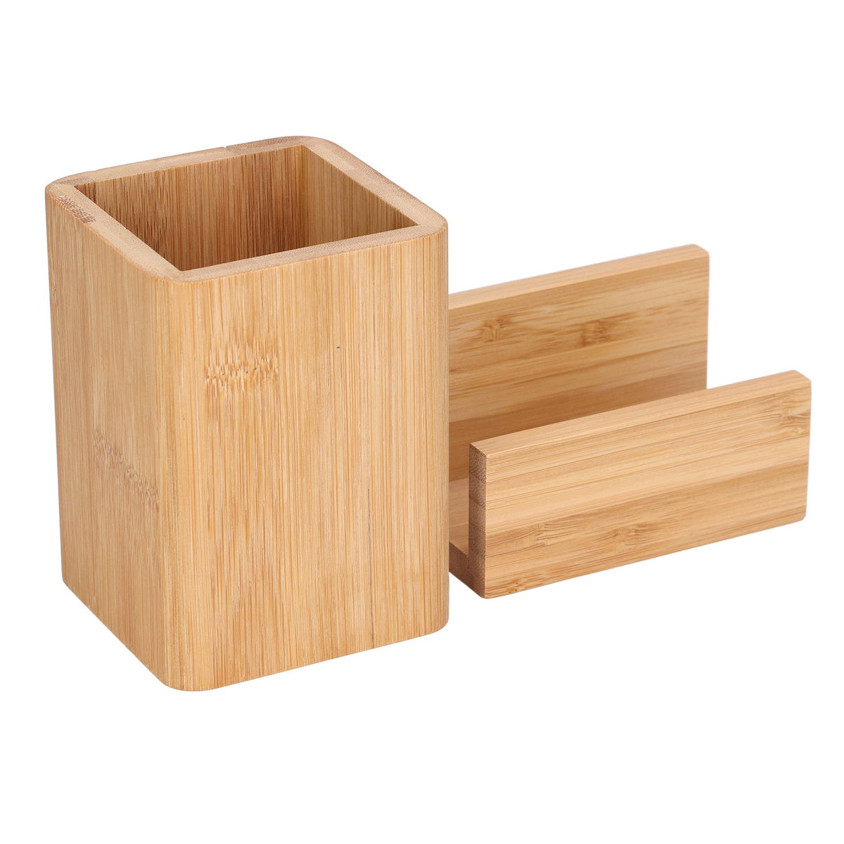Pen Holder Sturdy Durable Environmentally Friendly Stationery Storage Organizer with Business Card Holder