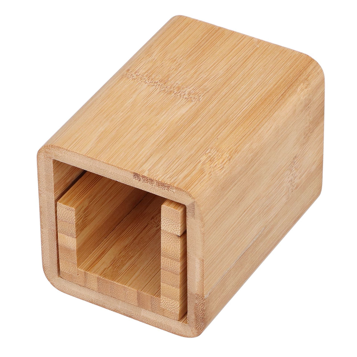 Pen Holder Sturdy Durable Environmentally Friendly Stationery Storage Organizer with Business Card Holder
