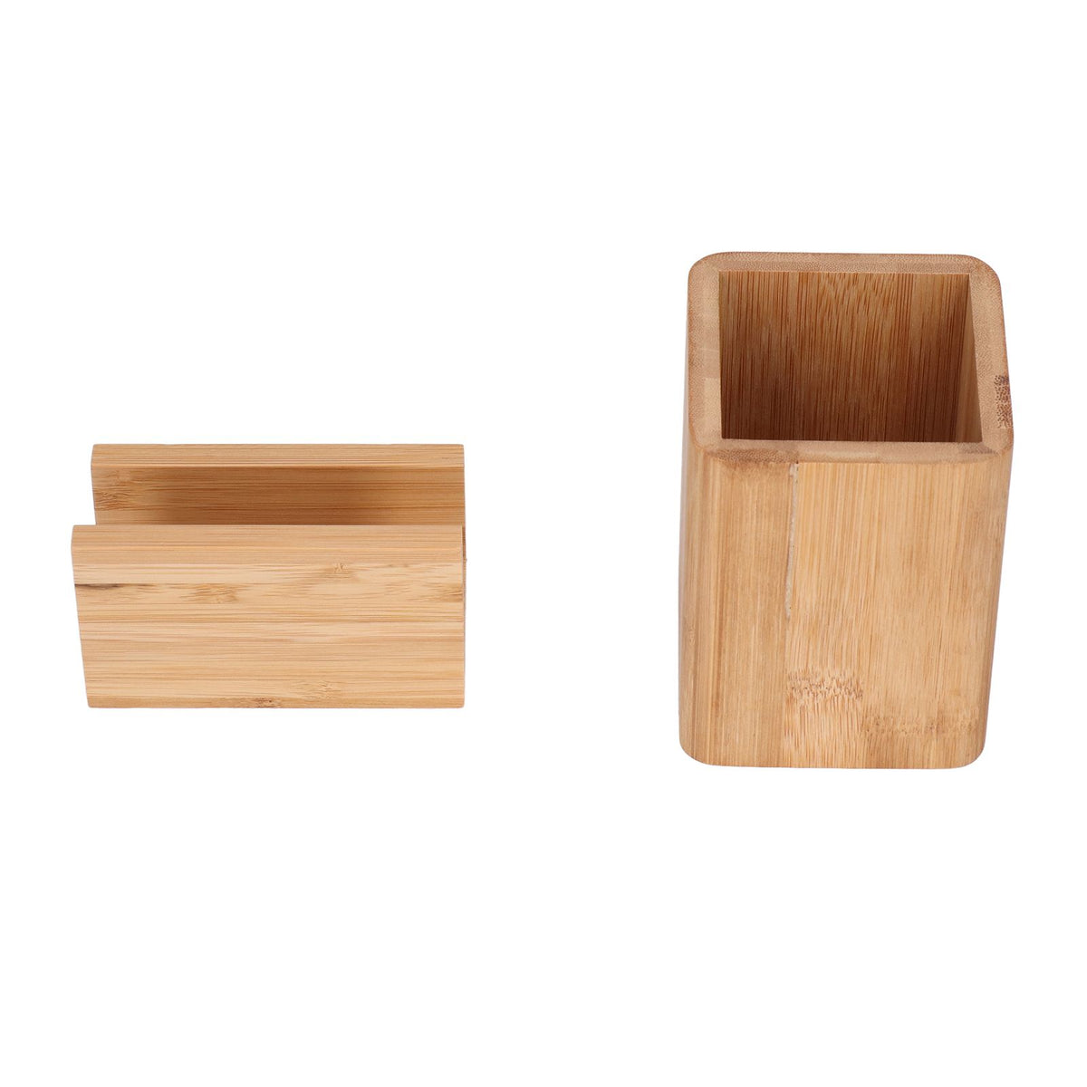 Pen Holder Sturdy Durable Environmentally Friendly Stationery Storage Organizer with Business Card Holder