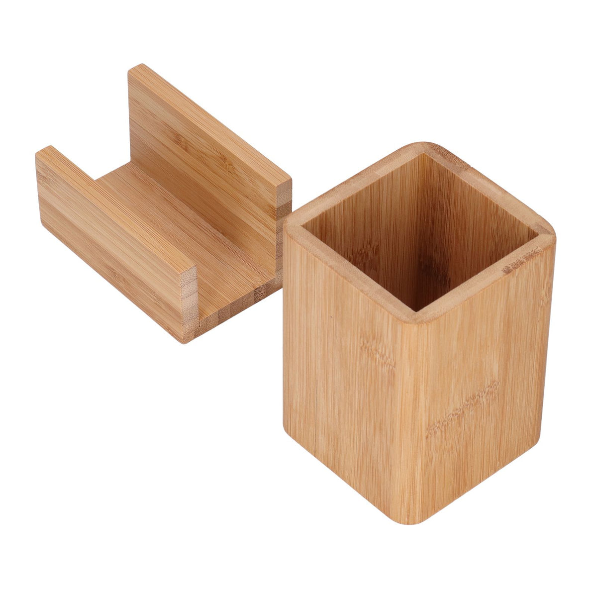 Pen Holder Sturdy Durable Environmentally Friendly Stationery Storage Organizer with Business Card Holder