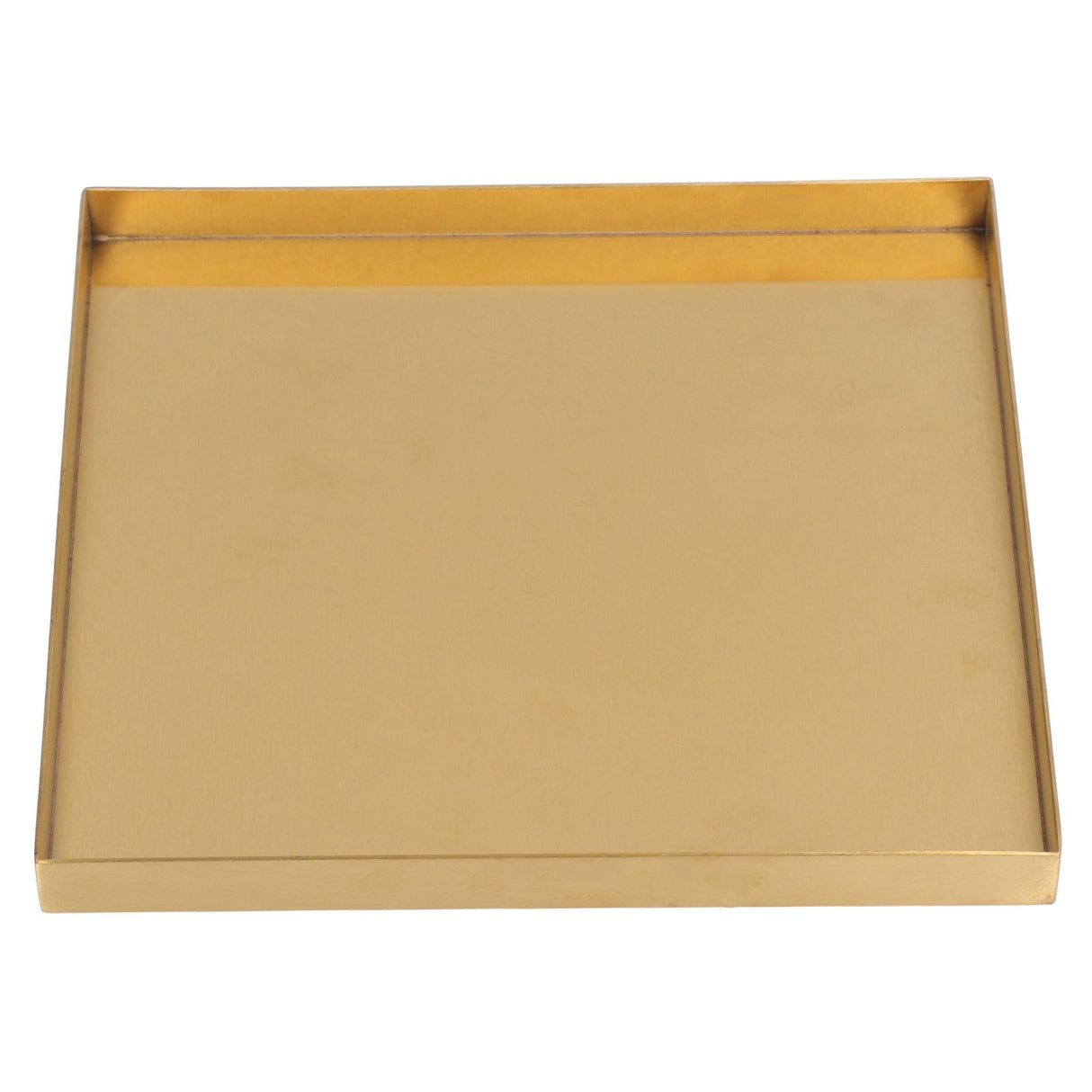 Gold Stainless Steel Tray Decorative Jewelry Dish Makeup Tray Organizer for Drink Breakfast Bars Restaurants