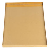 Modern Metal Gold Plate Rectangle Storage Tray Cosmetic Jewelry Display Stainless Steel Tray - Top-Down View