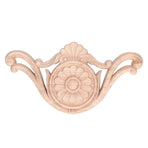 Wood Applique Easy Installation Durable Natural Eco Friendly Classic Exquisite Pattern Wood Carving AppliqueType One