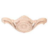 Wood Applique Easy Installation Durable Natural Eco Friendly Classic Exquisite Pattern Wood Carving AppliqueType One - Close-Up Angle