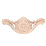 Wood Applique Easy Installation Durable Natural Eco Friendly Classic Exquisite Pattern Wood Carving AppliqueType One