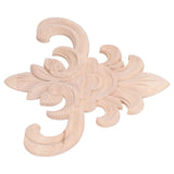 Wood Applique Easy Installation Durable Natural Eco Friendly Classic Exquisite Pattern Wood Carving AppliqueType Two - Side View