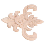 Wood Applique Easy Installation Durable Natural Eco Friendly Classic Exquisite Pattern Wood Carving AppliqueType Two - Top-Down View