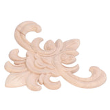 Wood Applique Easy Installation Durable Natural Eco Friendly Classic Exquisite Pattern Wood Carving AppliqueType Two - Low Angle