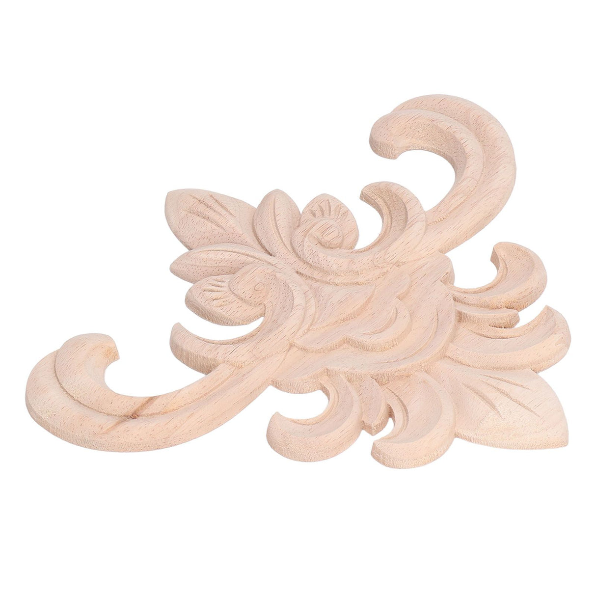 Wood Applique Easy Installation Durable Natural Eco Friendly Classic Exquisite Pattern Wood Carving AppliqueType Two