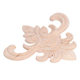 Wood Applique Easy Installation Durable Natural Eco Friendly Classic Exquisite Pattern Wood Carving AppliqueType Two - Extra Image