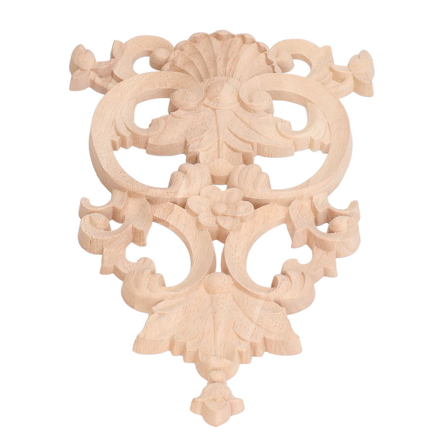 Wood Applique Easy Installation Durable Natural Eco Friendly Classic Exquisite Pattern Wood Carving AppliqueType Four