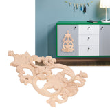 Wood Applique Easy Installation Durable Natural Eco Friendly Classic Exquisite Pattern Wood Carving AppliqueType Four