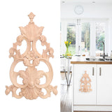 Wood Applique Easy Installation Durable Natural Eco Friendly Classic Exquisite Pattern Wood Carving AppliqueType Four