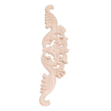 Wood Carved Applique Corner Frame Applique Eco Friendly Cabinet Furniture Decoration for Household - Top-Down View