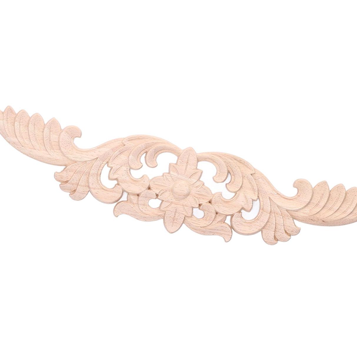 Wood Carved Applique Corner Frame Applique Eco Friendly Cabinet Furniture Decoration for Household